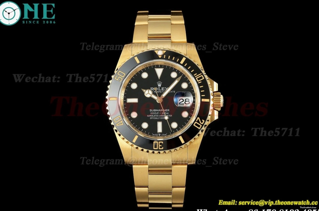 41mm 126618LN YG A3235 Black Dot Submariner YG EWEF 0308